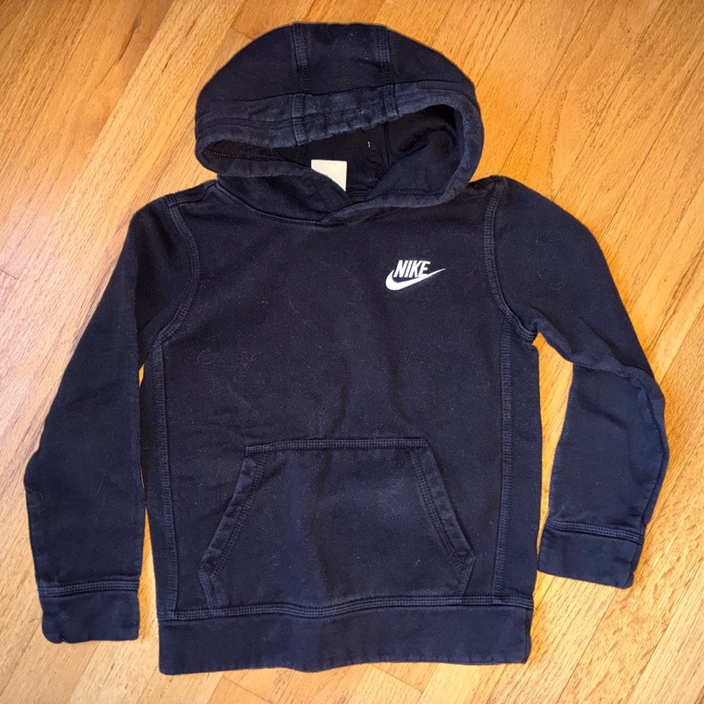 Nike Kids Dark Hoodie with Logo